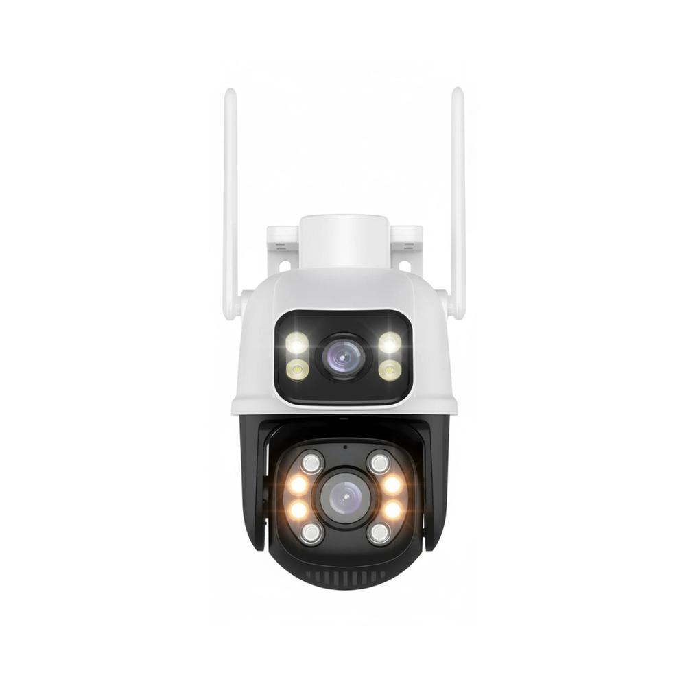 Cámara de Seguridad WiFi Doble Rastreo 3K HD 360°