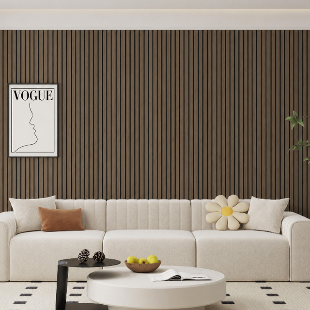Rollo Adhesivo Símil Madera WPC Marrón 3 x 0,55 m | Para Paredes y Muebles