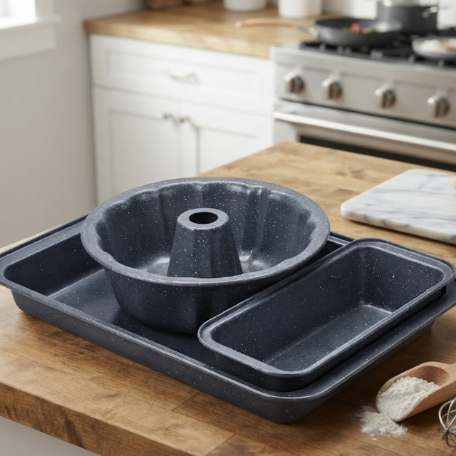 Set de Asaderas + Budinera para Horno