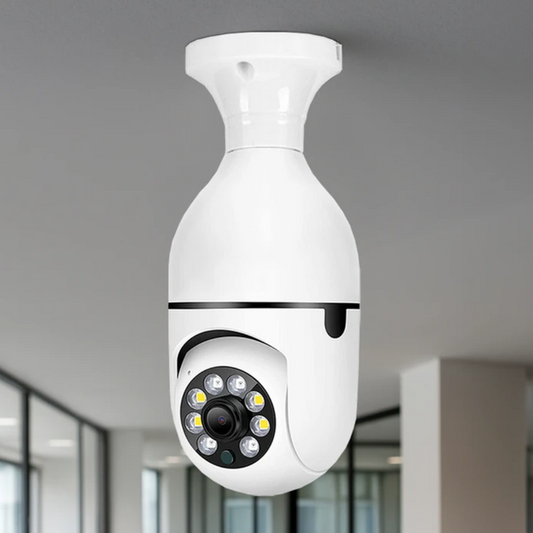 Cámara Bombilla WiFi 3MP con Visión Nocturna y Audio Bidireccional