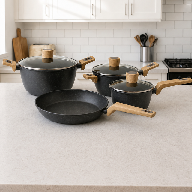 Set de Ollas Hot Chef de Cerámica – 7 Piezas