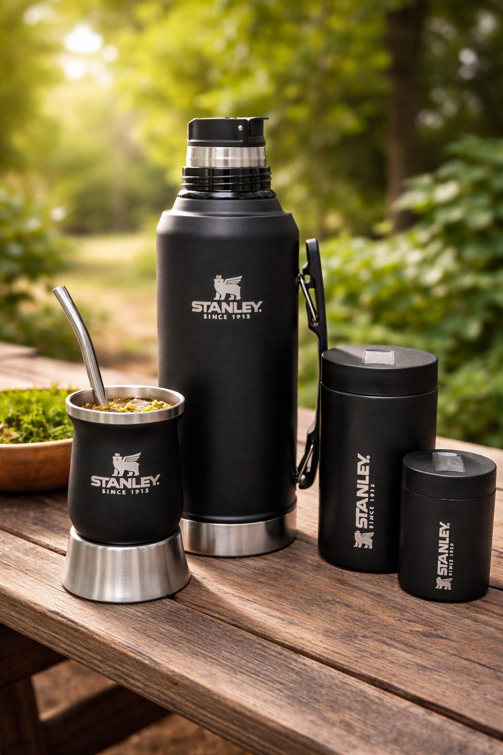 Set Mate Temo Stanley – Mate + Bombilla + Yerberos
