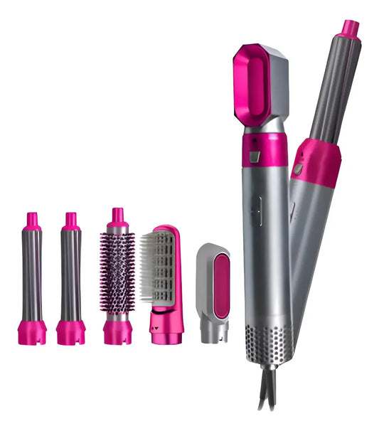 Secador de Cabello 5 en 1 Multifuncional con Accesorios Intercambiables