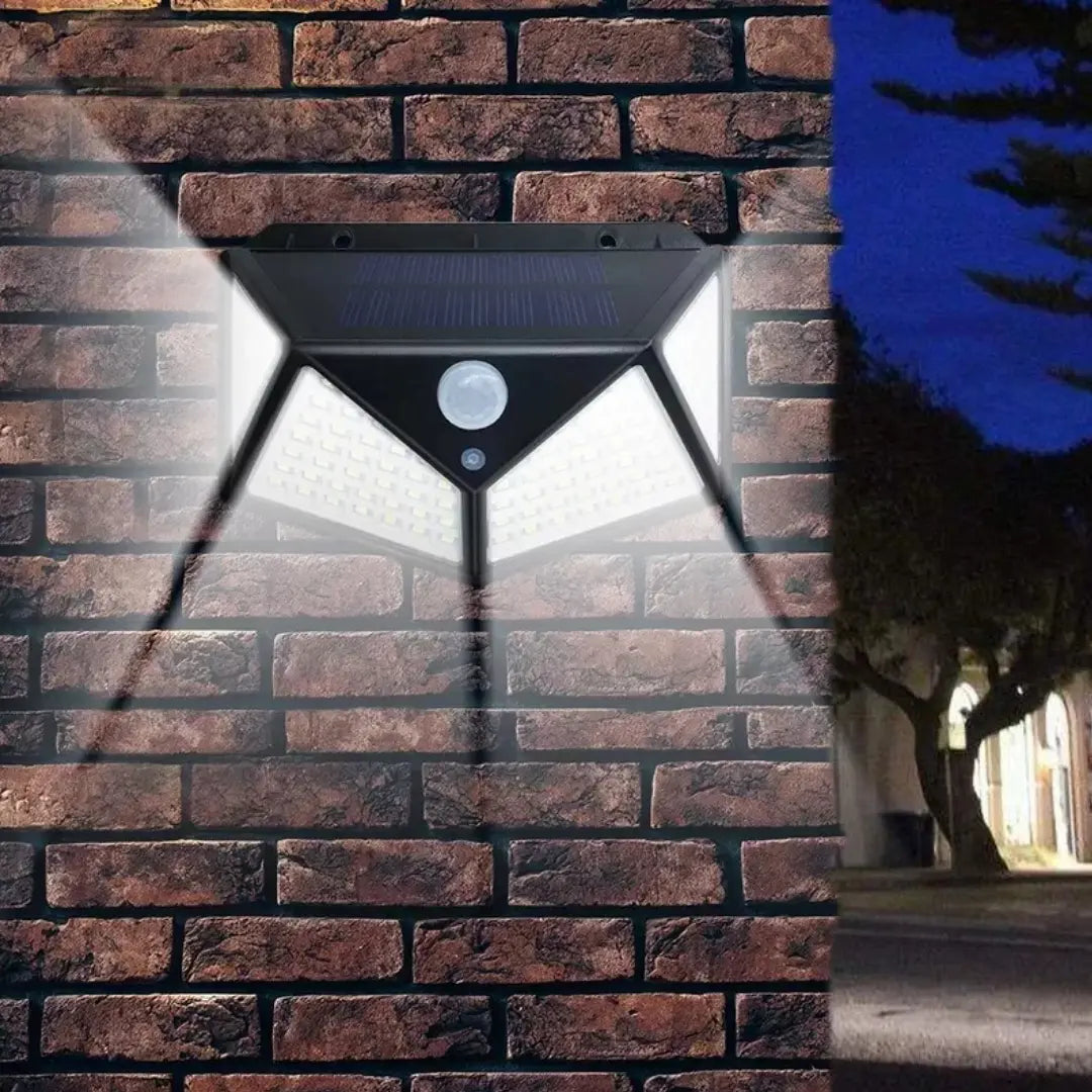 Foco Solar LED con Sensor de Movimiento para Exterior