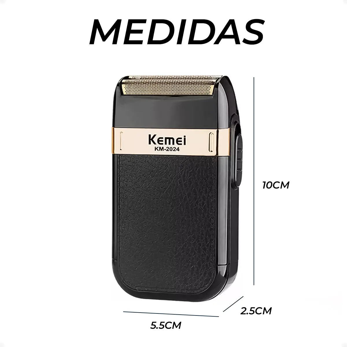Rasuradora Kemei KM2024 Recargable de Precisión